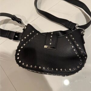 Black Studded Women's Bag